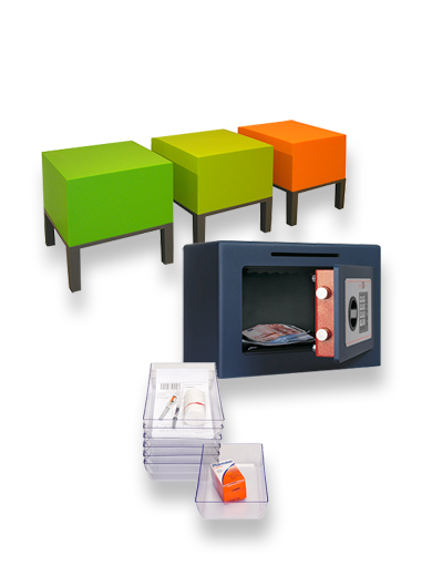 Diverse items voor comfort en gebruiksgemak